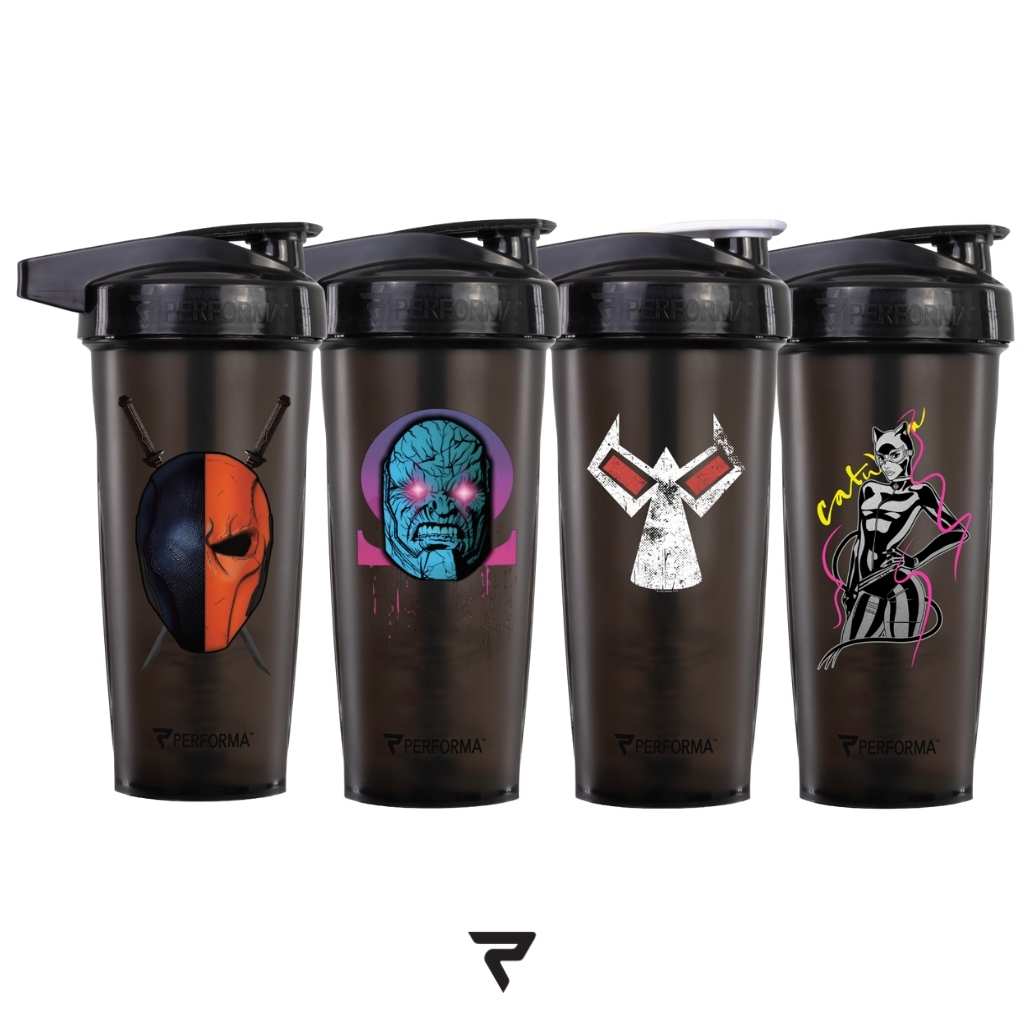 Bundle 4 Pack, ACTIV Shaker Cups, 28oz, DC Villains Bundle, Performa Canada