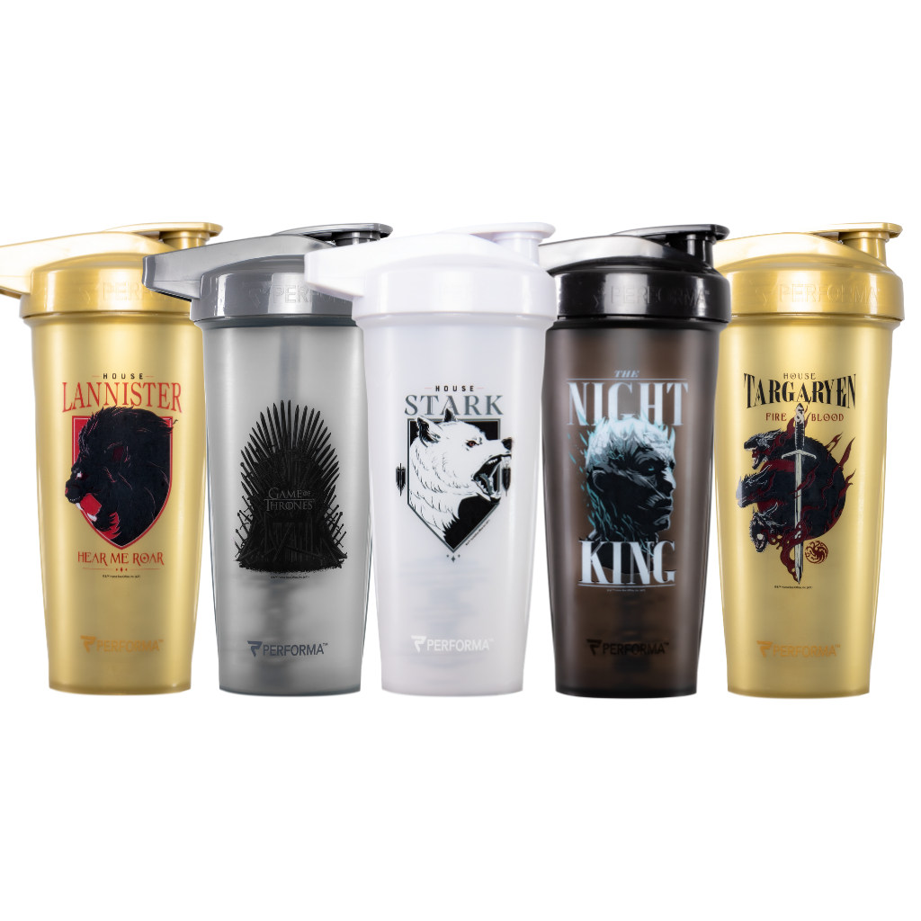 BUNDLE 5 Pack, ACTIV Shaker Cups, 828mL/28oz, Game of Thrones Collection