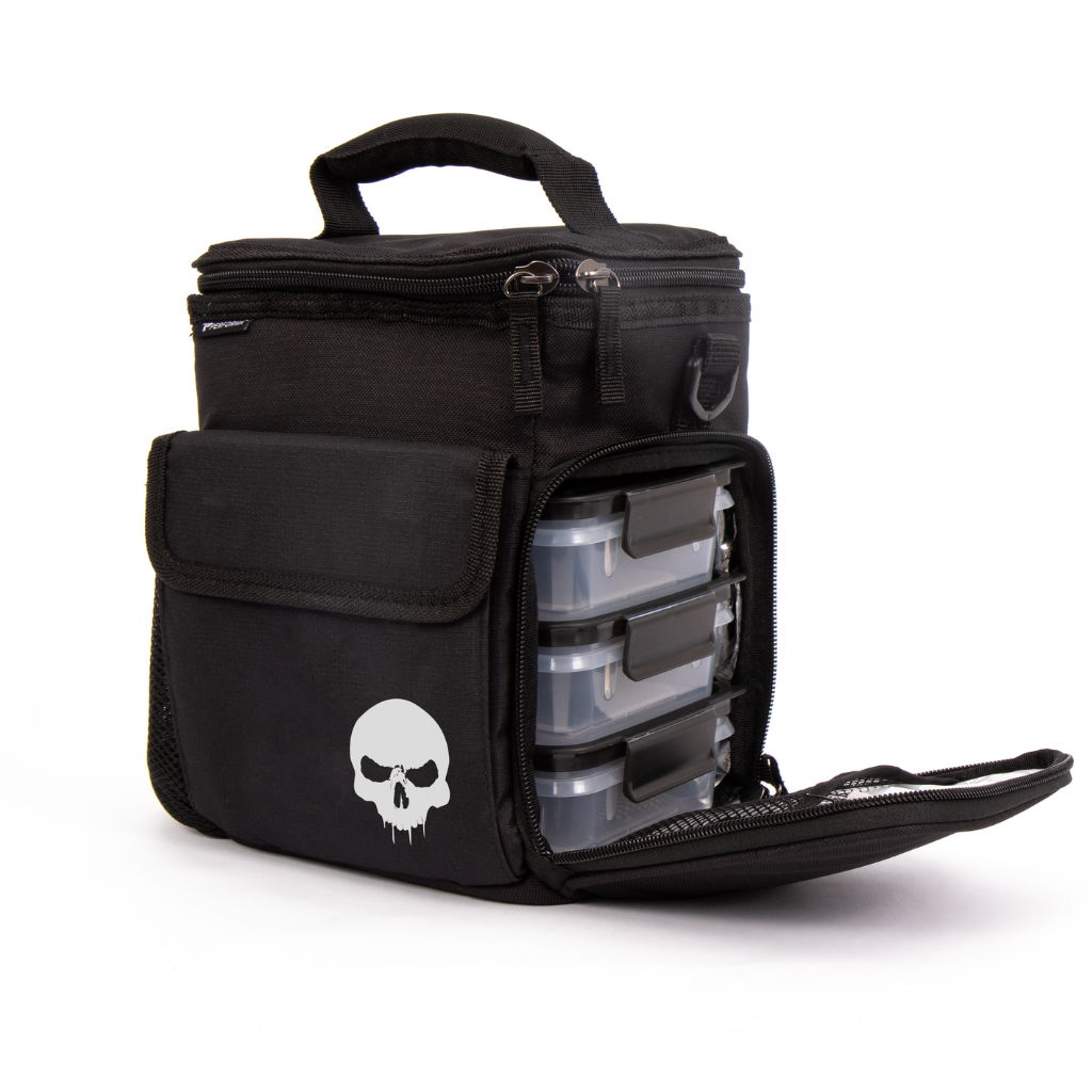 3 Meal Cooler Bag, SkullCrusher, Side View, Performa CAD