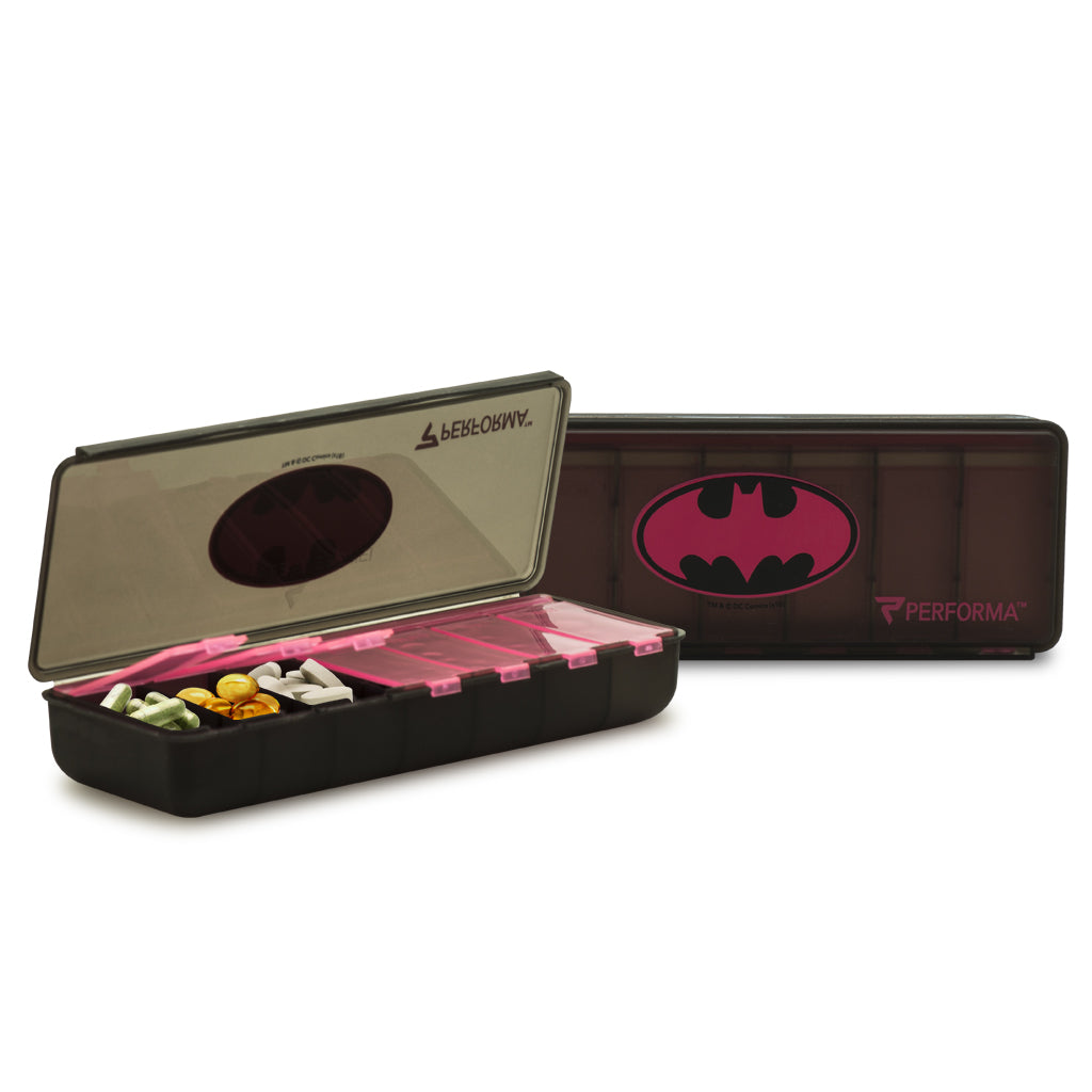 7 Day Pill Container, Pink Batman